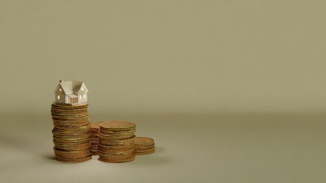 house on coins