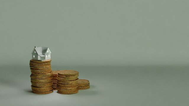house on coins