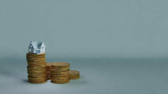 house on coins