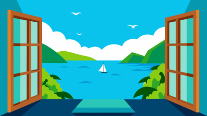 Scenic View of a Serene Tropical Paradise
