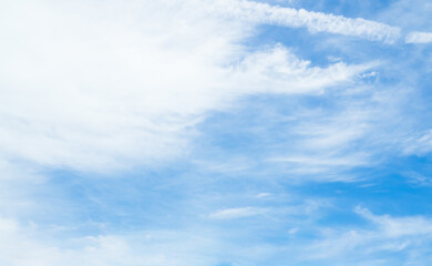 Sky cloud blue nature background paronama web cloudy summer winter season day, light beauty horizon...