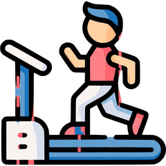 Home GYM fitness icon- fitness and  bodybuilding vector.