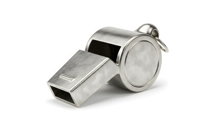 Sports Referee Whistle with Lanyard – Studio Shot