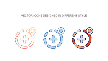 Instagram Story icon design with white background stock illustration