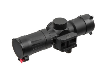Rifle Scope Lens Capped