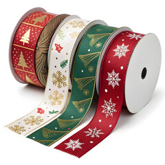 realistic christmas ribbon collection