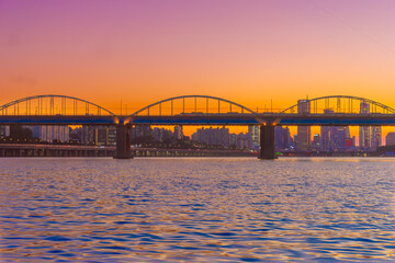 bridge over the river