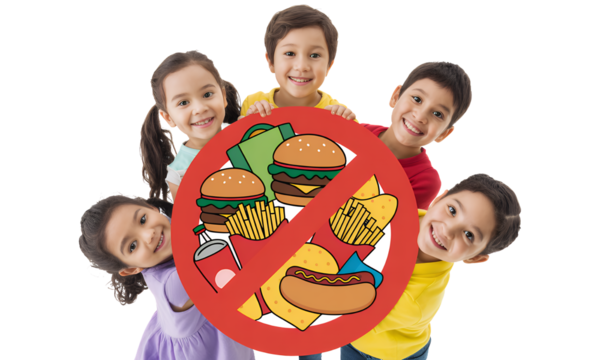 Children Saying No to Junk Food