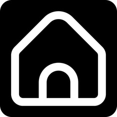 Simple home icon for main page navigation