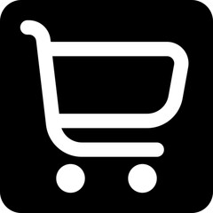 Shopping cart icon for e-commerce sites
