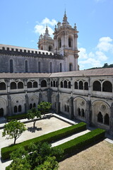 view of alcoba&ccedil;a monastery in portugal