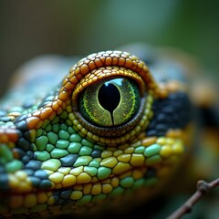 Fototapeta premium Close-up photograph of an animal's eye