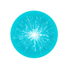 Obraz premium floating pool glow lights with soft illumination, decorative aquatic lighting for pools, realistic water reflection effect isolated on transparent background PNG