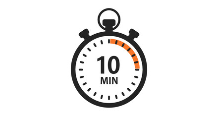 stopwatch isolated on white