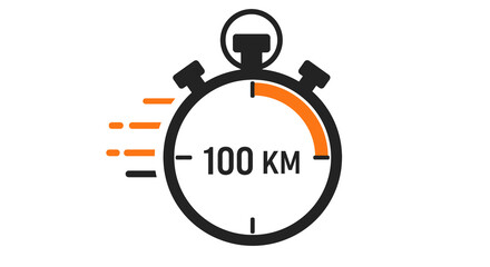 Fototapeta premium stopwatch on white background vector illustration of an abstract background
