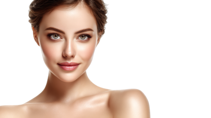 Stylish woman in pink top poses against a vivid green background in fashionforward spring portrait.