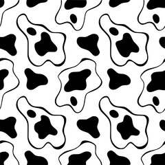 Fototapeta premium seamless pattern with cow