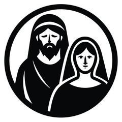 mary---joseph-vector-icon.eps
