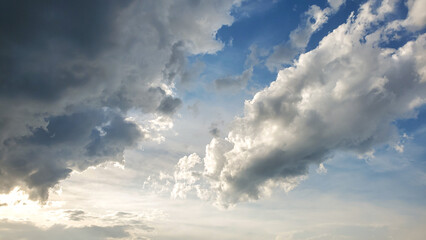 blue sky with clouds