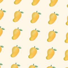 Mango seamless pattern 