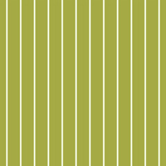 Ivory and olive slim vertical stripe pattern vector