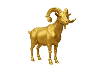 Golden Sheep PNG