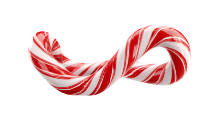 candy canes isolated on white