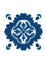  vector illustration of tile ornament with vivid hues