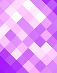 Abstract geometric pattern of purple and white squares in diagonal arrangement, creating a gradient effect