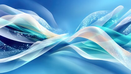 Abstract flowing waves
