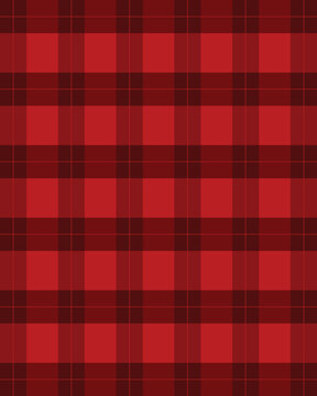 Classic Red Plaid Tartan Plaid Fabric Design