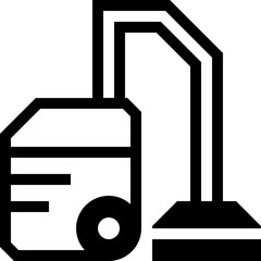 Fototapeta premium Vector of Vacuum Cleaner Icon