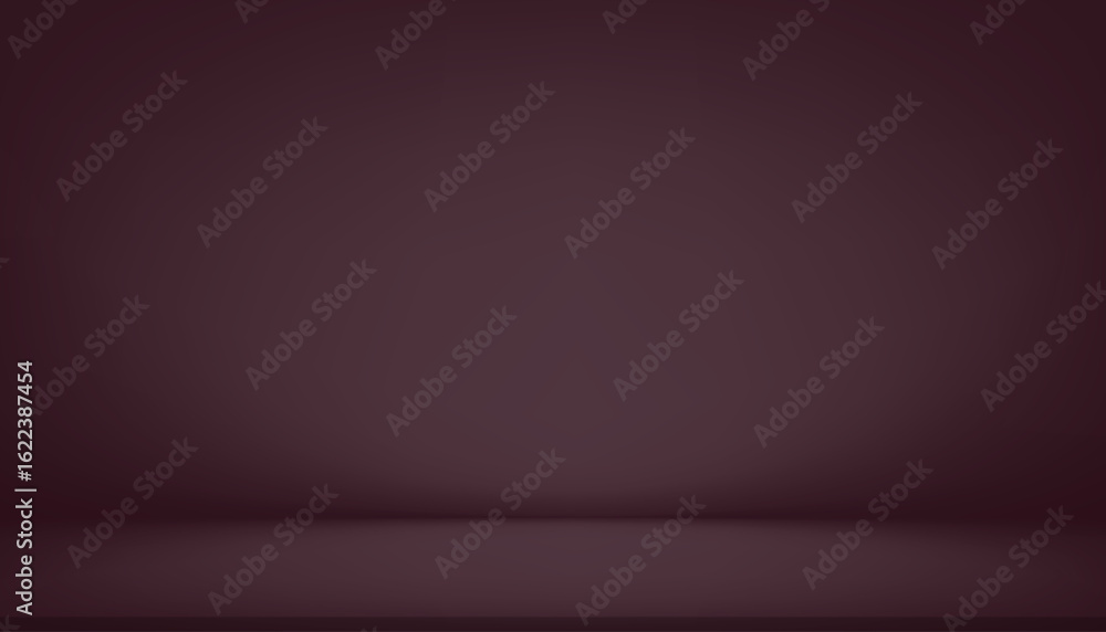 Poster autumn background purple wall room studio with shadow on empty floor for product presentation.vector