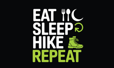 Funny Hiking Graphic T shirt Design