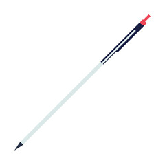 ballpoint with black, white and red color at the end. school stationery. school supplies. office stationery