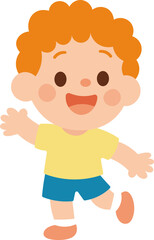 greeting boy