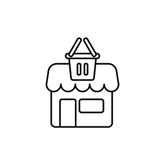 Icon a retail, isolated against a clean background.
