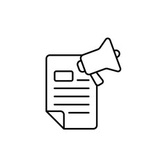 Icon a promotion, isolated against a clean background.