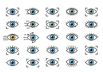 Chromatic Gaze: A Collection of Eyes