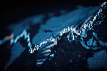 Global stock market data visualization