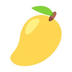 A vibrant mango, ripe and ready to be enjoyed, the golden fruit embodies the essence of tropical delight, perfect for a refreshing treat.