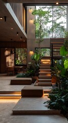 Eco-Friendly Home Interior View