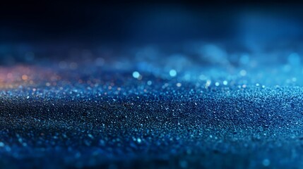 Abstract Glowing Blue Dot Pattern Background