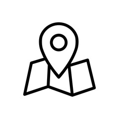 Flat Navigation Cursor Icon Vector for Map Direction and Location Interface