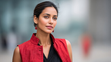 young beautiful gorgeous indian woman