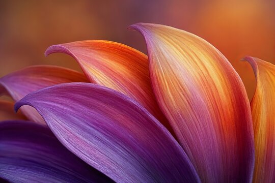 Detailing the vivid hues and textures of paint strokes.