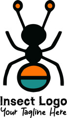 Insect icons vector design Insect logo