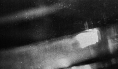 grunge retro film overlay effect with scratch dust and light leaks, retro grain noisy film...