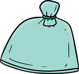 Illustration of plastic bag
