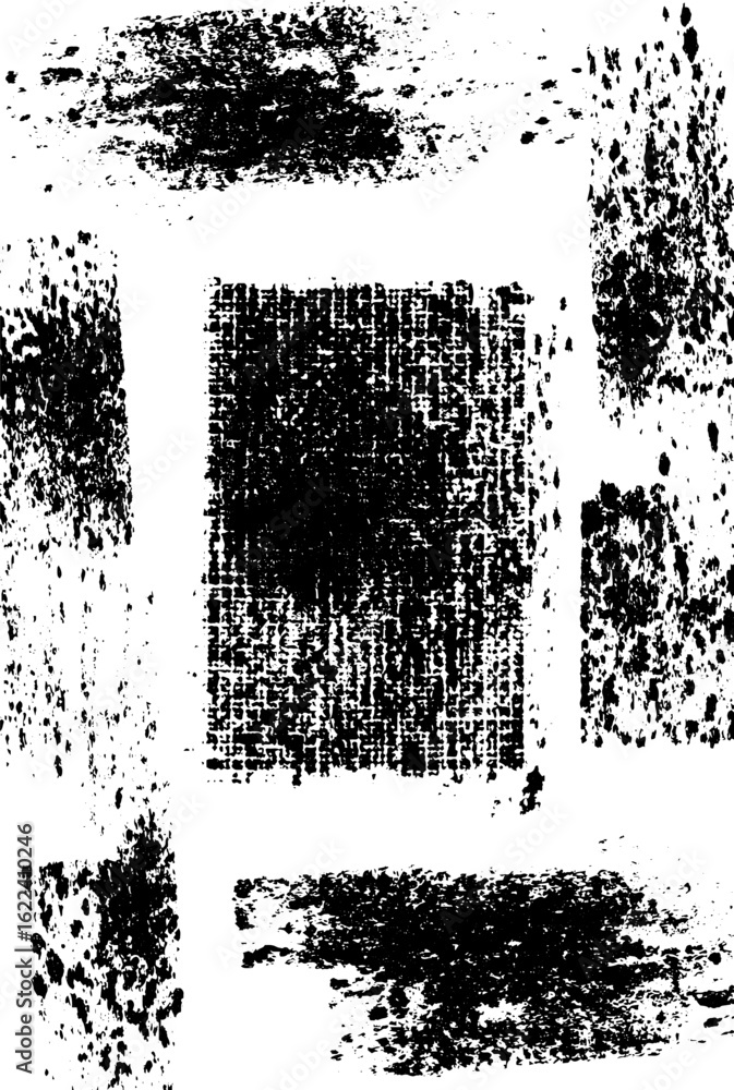 Poster black and white minimal abstract rectangle layout for art and design